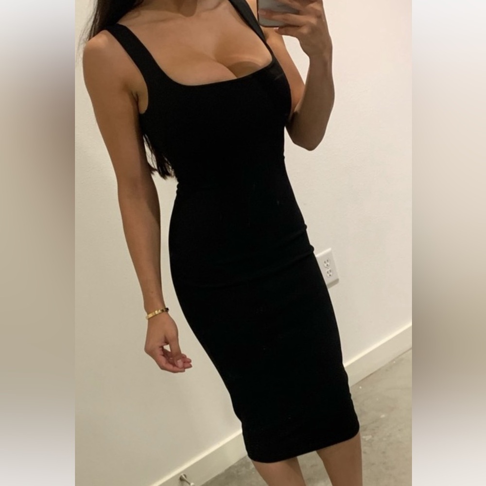 NOOKIE BLACK MIDI DRESS size small